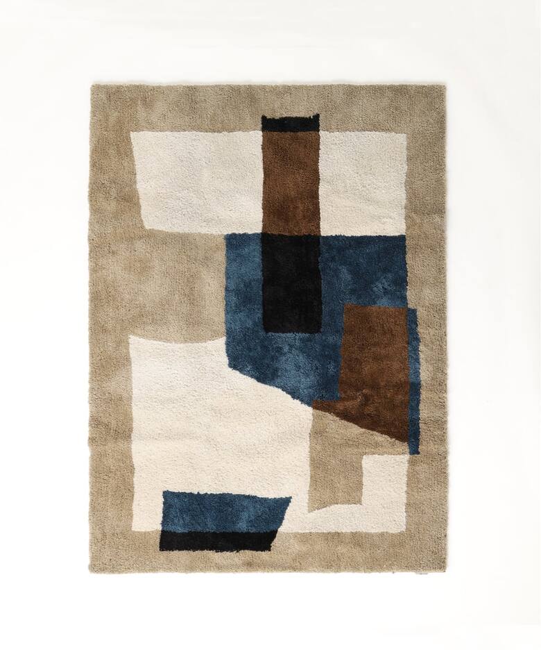GEOMETRIC RUG 120×160 ジオメトリックラグ（ラグ・マット）｜JOURNAL 