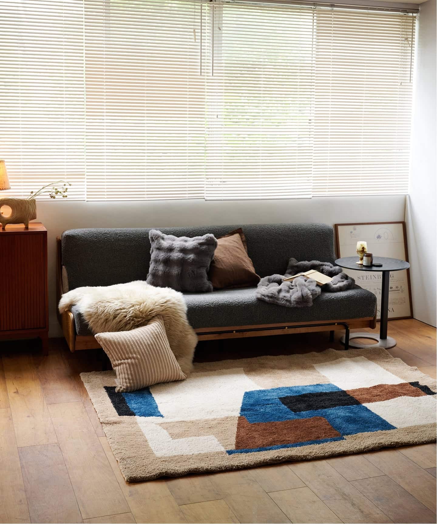 GEOMETRIC RUG 120×160 ジオメトリックラグ（ラグ・マット）｜JOURNAL