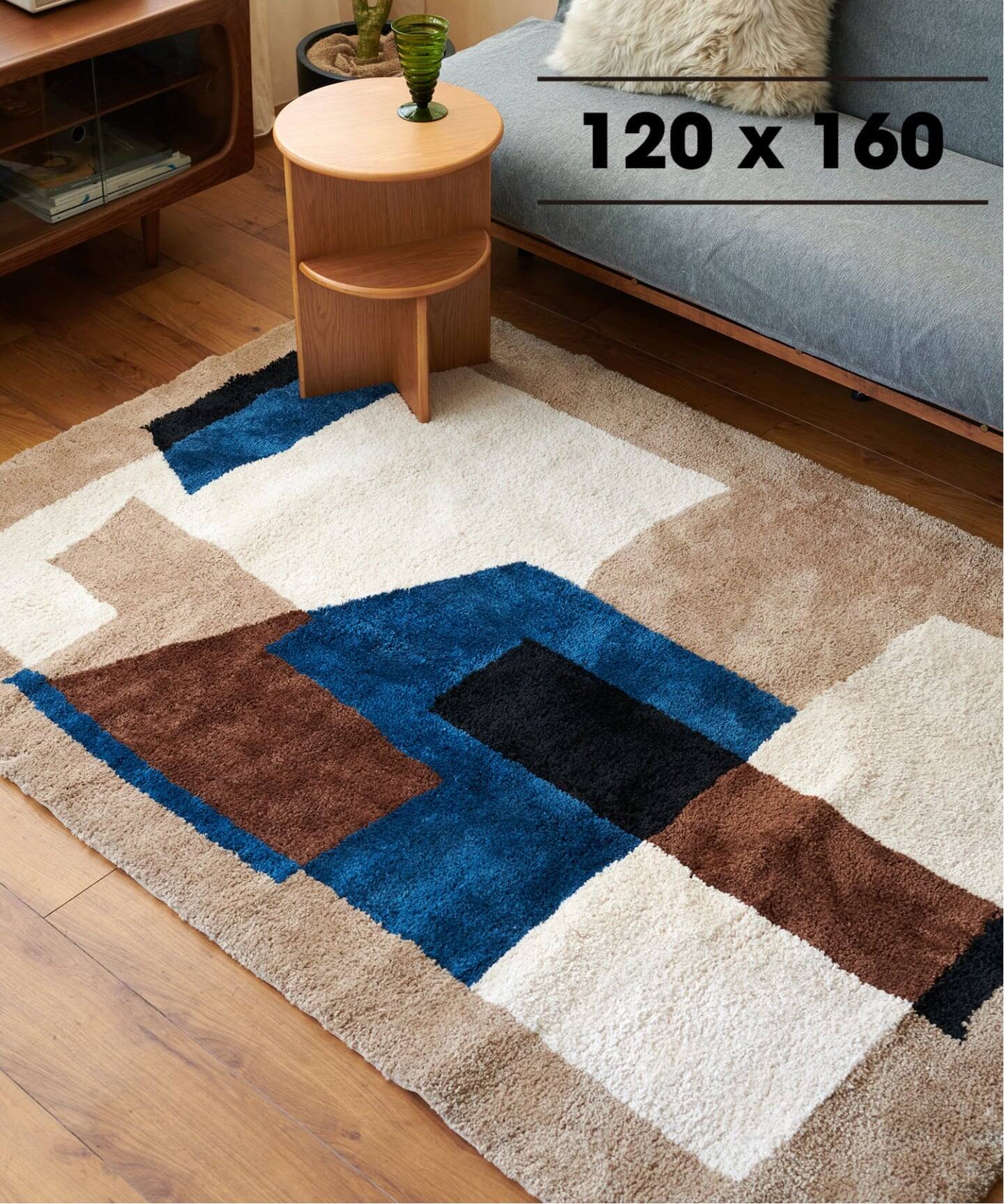 GEOMETRIC RUG 120×160 ジオメトリックラグ（ラグ・マット）｜JOURNAL 