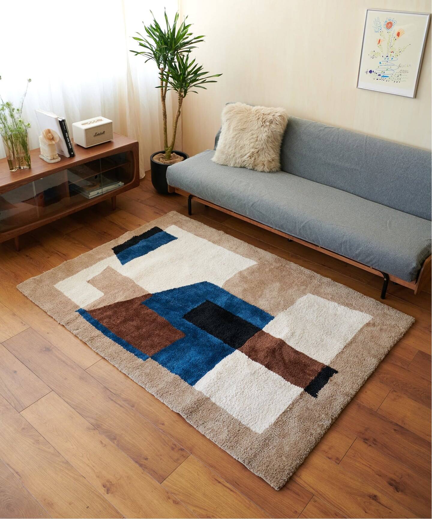 GEOMETRIC RUG 140×200 ジオメトリックラグ（ラグ・マット）｜JOURNAL 