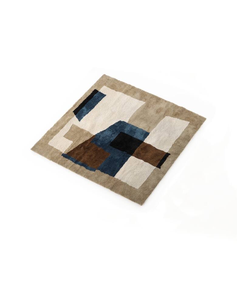 GEOMETRIC RUG 200×200 ジオメトリックラグ（ラグ・マット）｜JOURNAL 