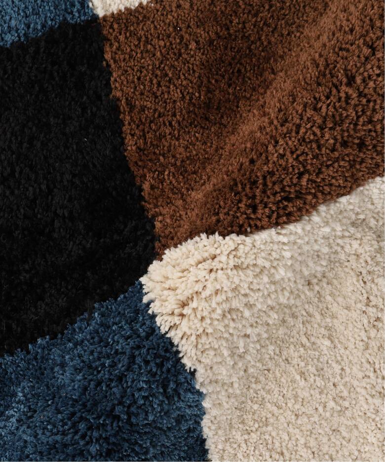 GEOMETRIC RUG 200×200 ジオメトリックラグ（ラグ・マット）｜JOURNAL 