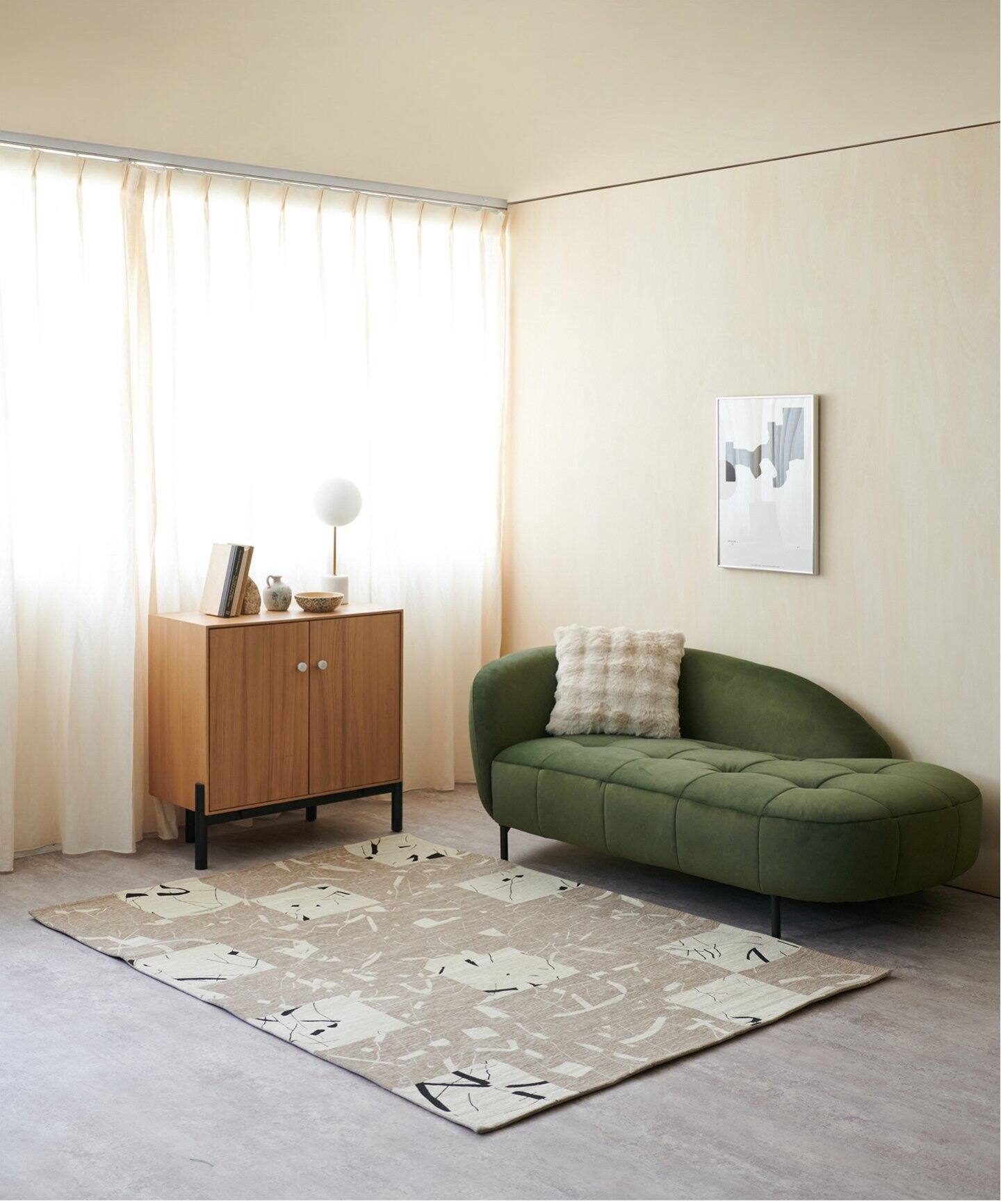 journal standard furniture ラグマット　120×160 GEOMETRIC RUG 120×160 ジオメトリックラグ（ラグ・マット