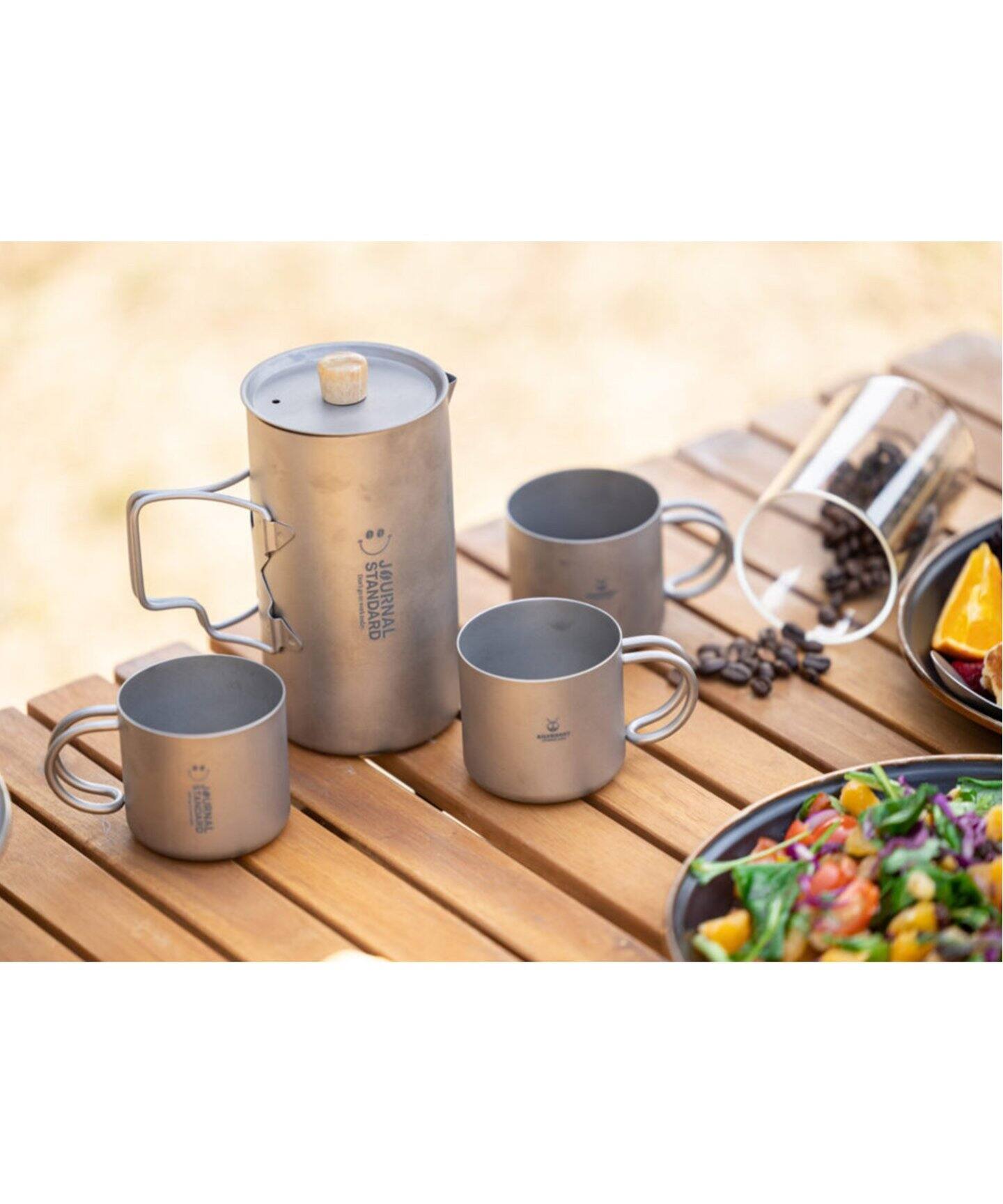 SILVERANT*JSF/シルバーアント】TITANIUM COFFEE PRESS コーヒープレス 