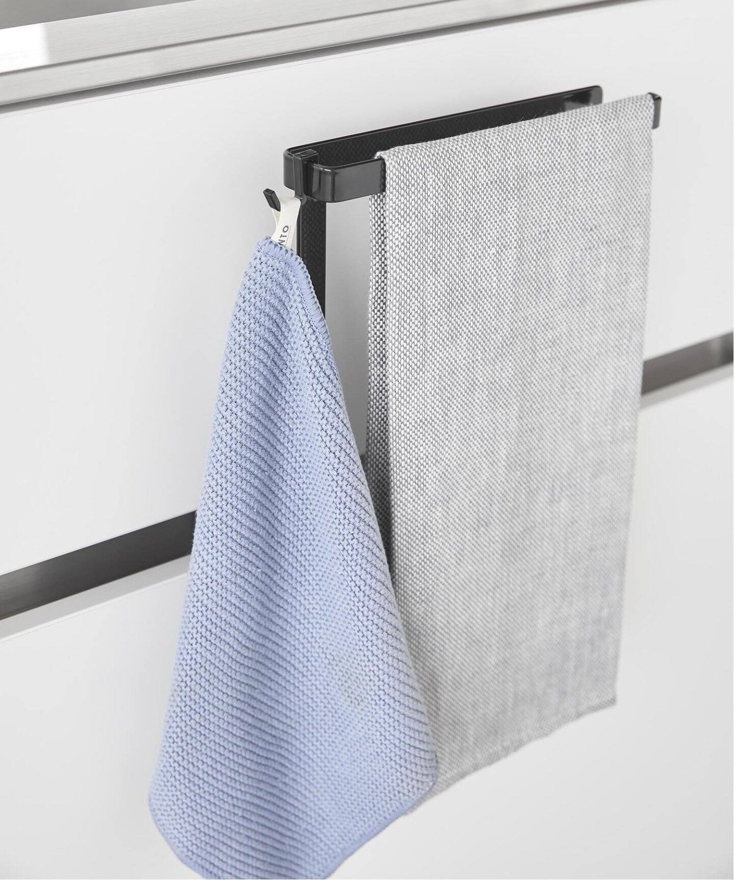 WEB限定》【tower/タワー】キッチンシンク下収納扉タオルハンガー