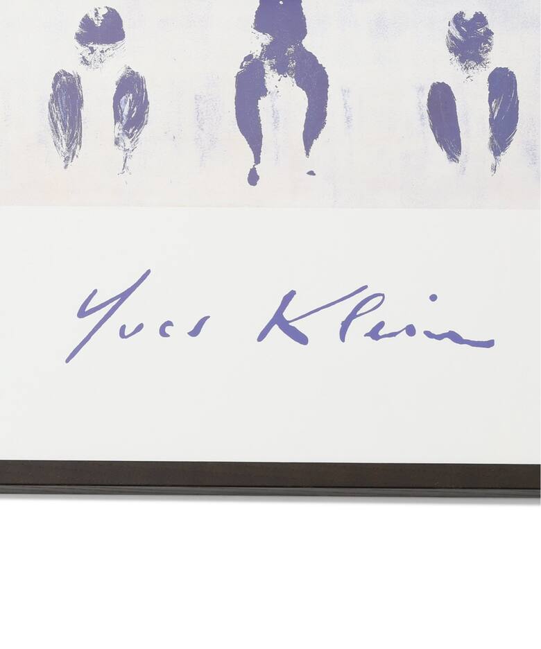 《予約》POSTER【YVES KLEIN / イヴ・クライン】BODIES アートフレーム（フォトフレーム／ポスター／オブジェ