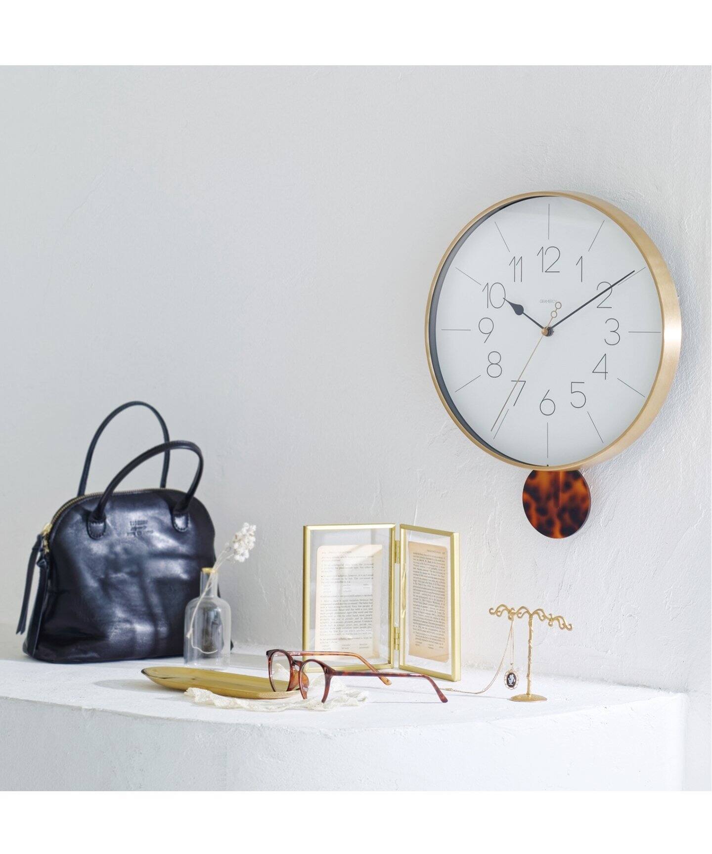 kellner社 壁掛時計「hopps clock」 （上質でシンプルなデザインの 