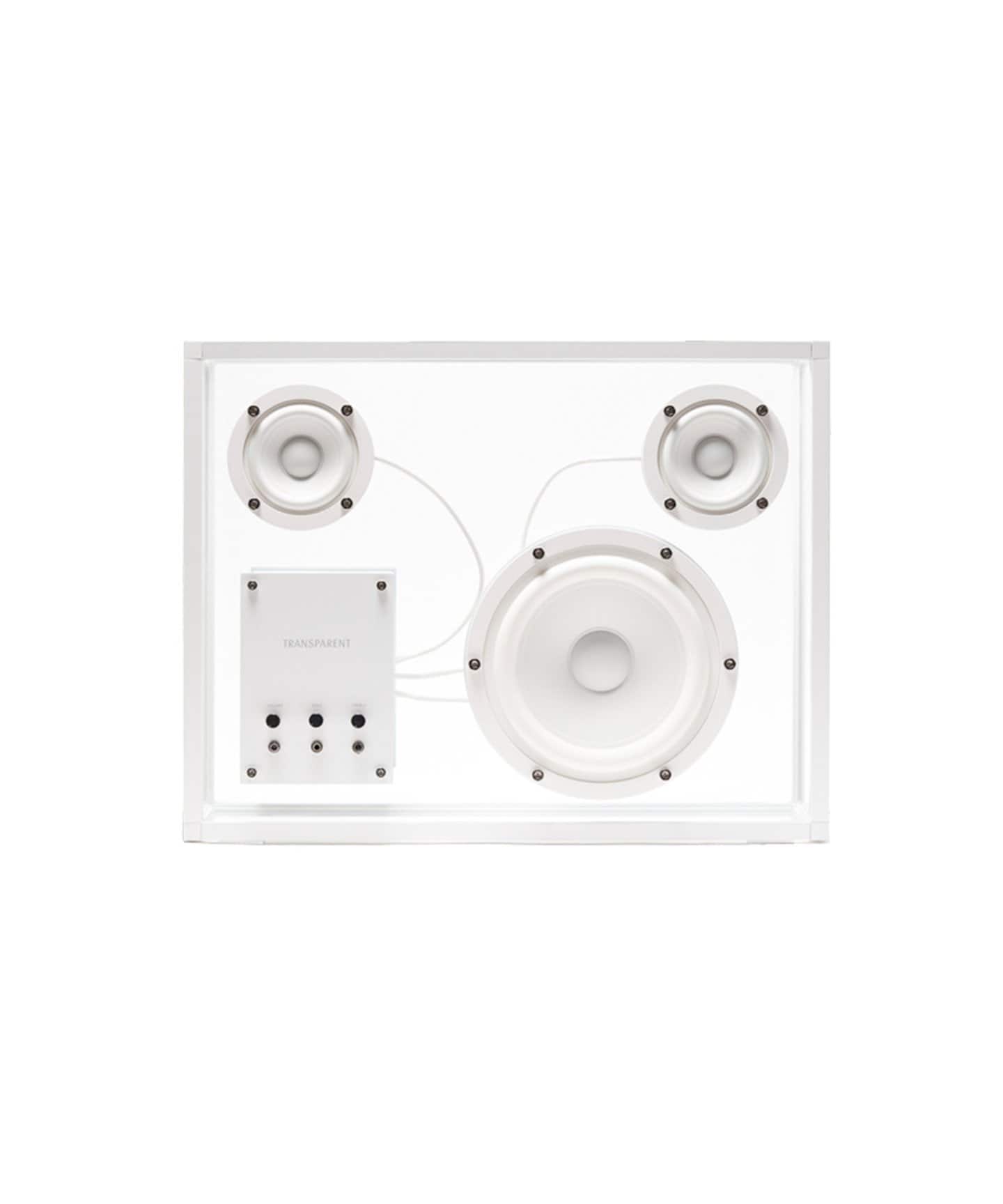 ☆【TRANSPARENT/トランスペアレント】TRANSPARENT SPEAKER WHITE