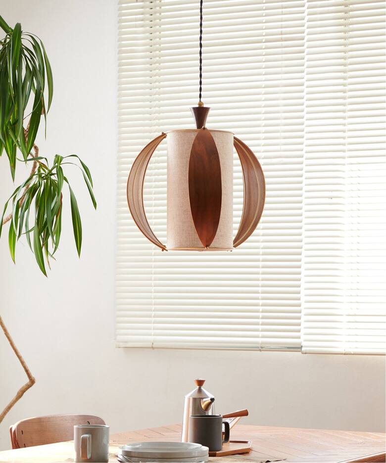 WOODEN LEAF PENDANT LAMP ウッデン リーフ ペンダント ランプ（照明 
