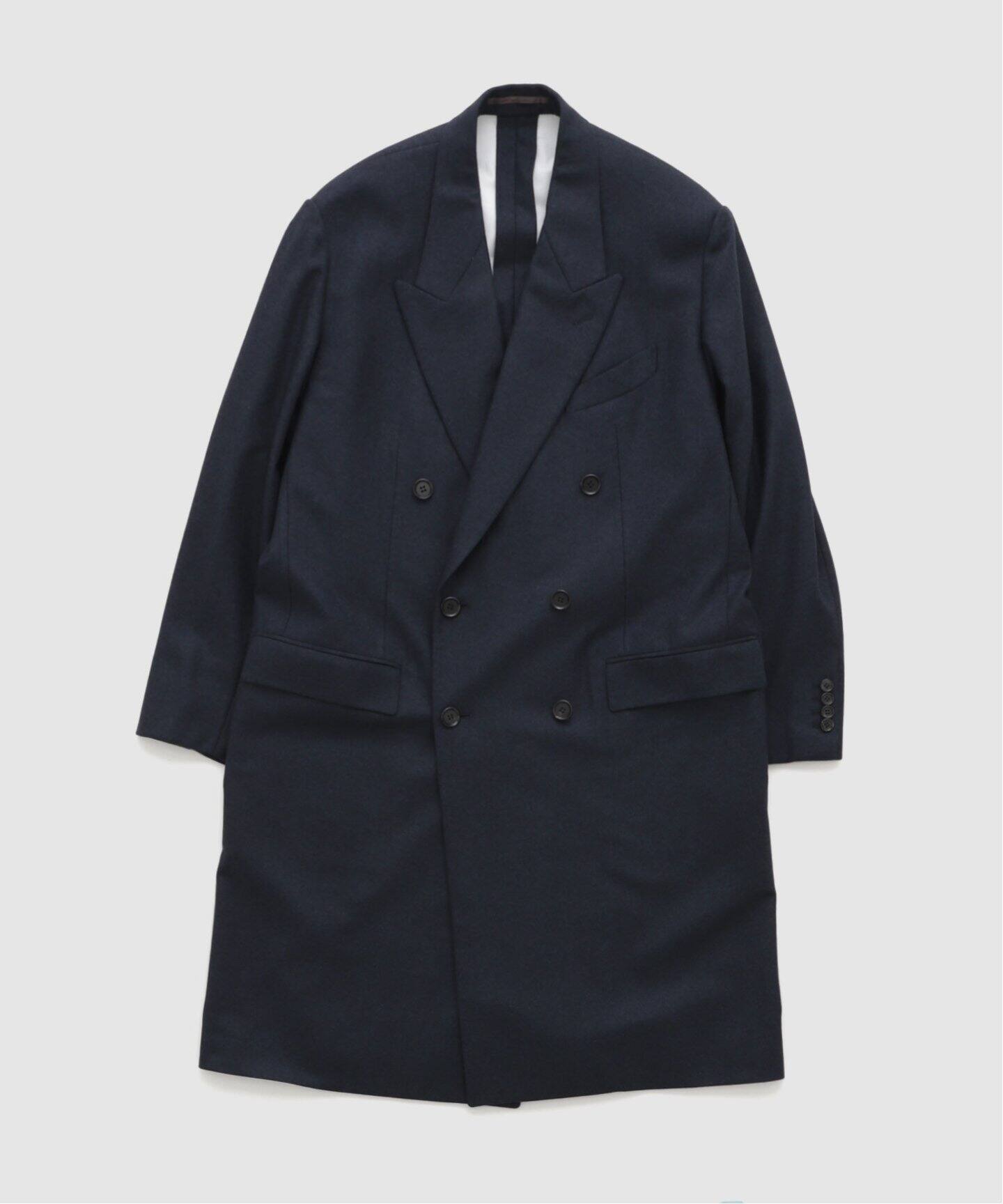 L'ECHOPPE レショップ ウールチェスターコート ネイビー size2 L'ECHOPPE レショップ ウールチェスターコート ネイビー size2 L