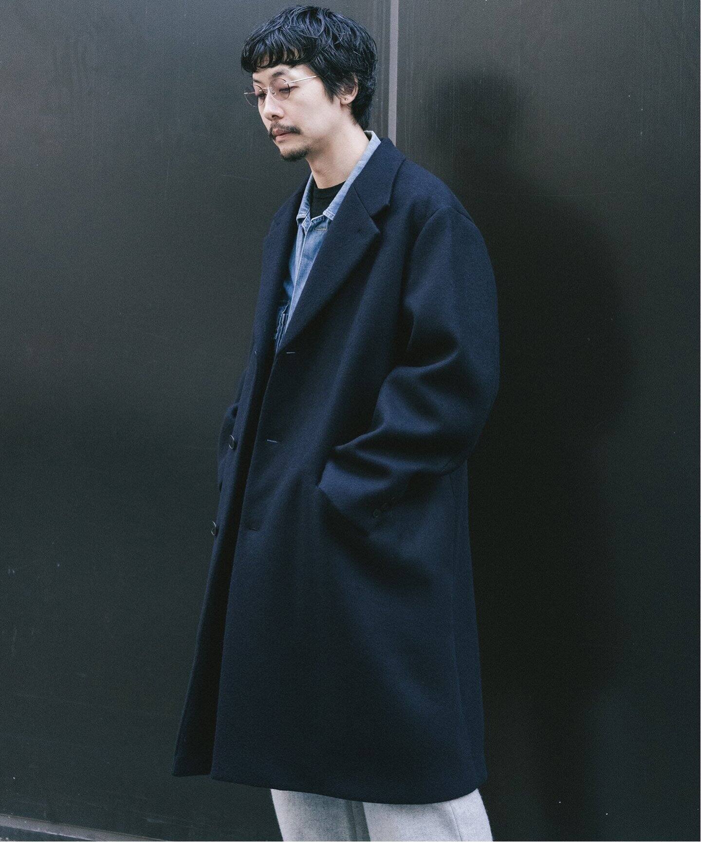 LE / エルイー】ウール チェスター コート（チェスターコート）｜L  