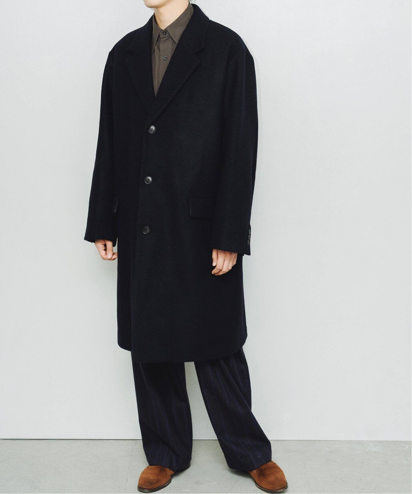 LE / エルイー】ウール チェスター コート（チェスターコート）｜L  