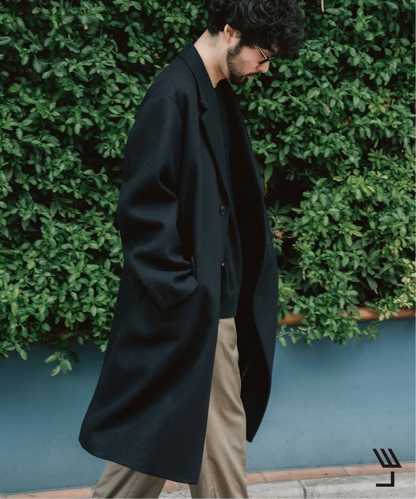 LE / エルイー】ウール チェスター コート（チェスターコート）｜L  