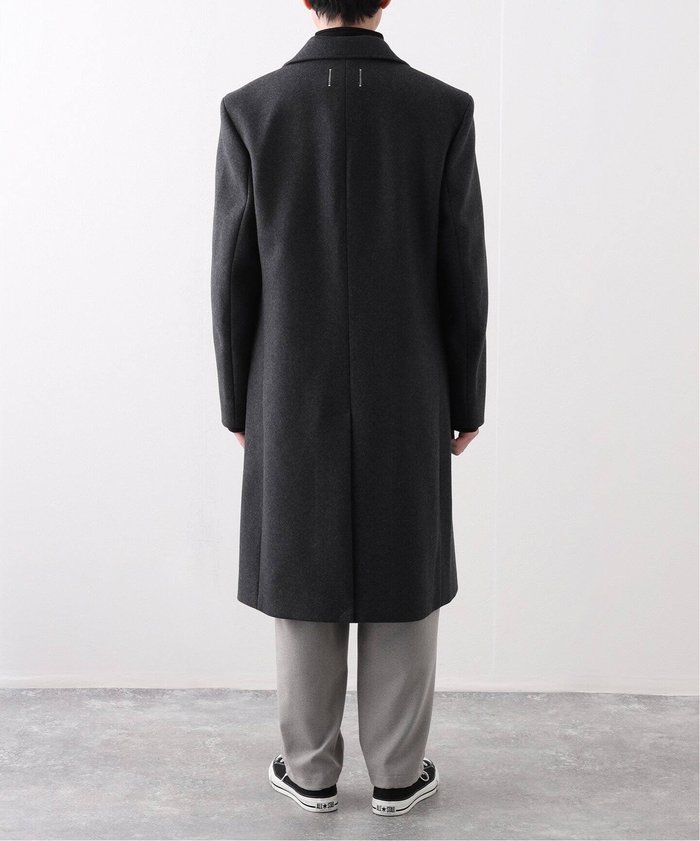 【ロンハーマン購入】REIGNING CHAMP テーラード チェスターコートL WOOL CASHMERE MAESTRO COAT（その他ブルゾン／アウター）｜REIGNING