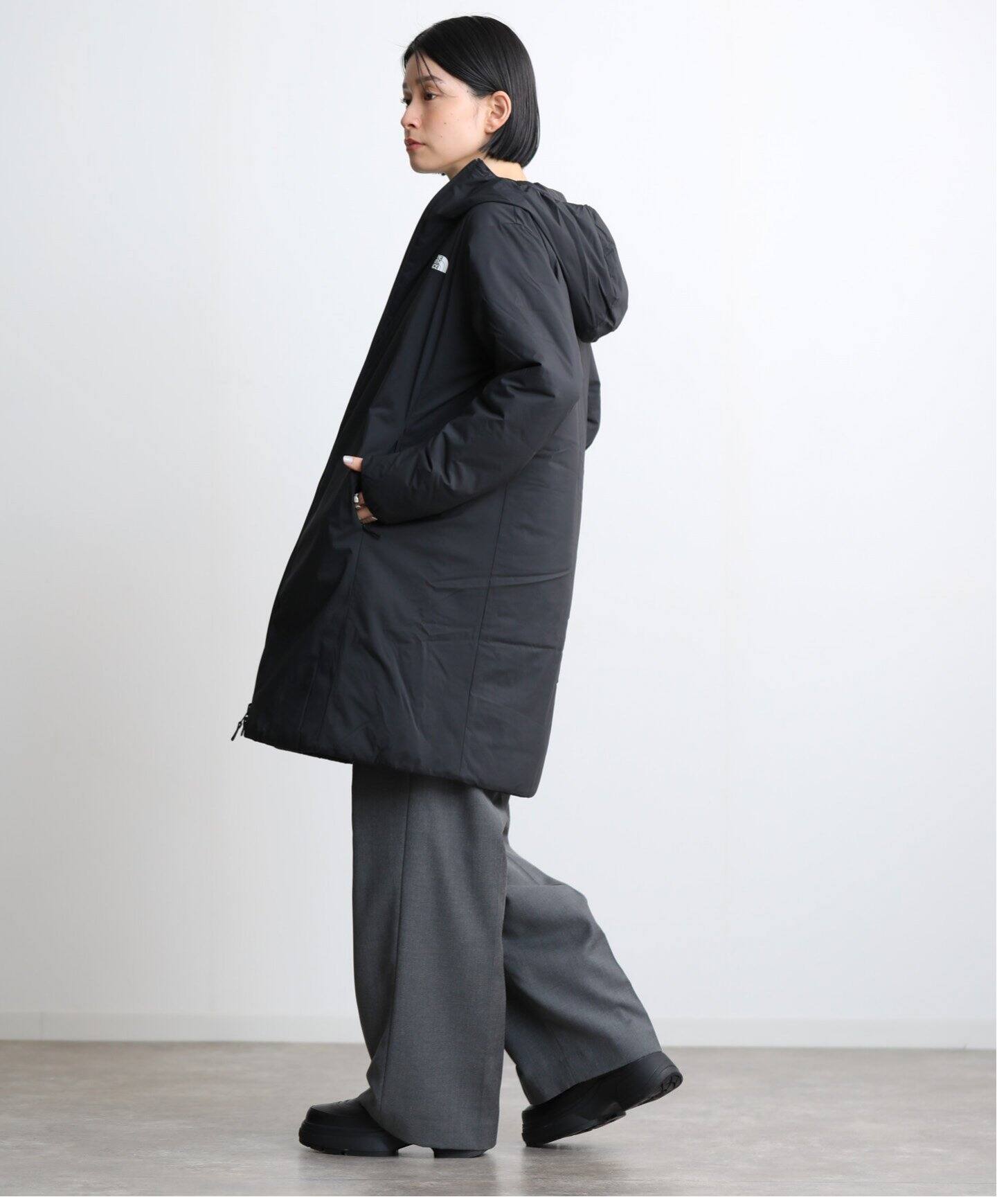 THE NORTH FACE Reversible Anytime Insulated long hoodie（中綿 