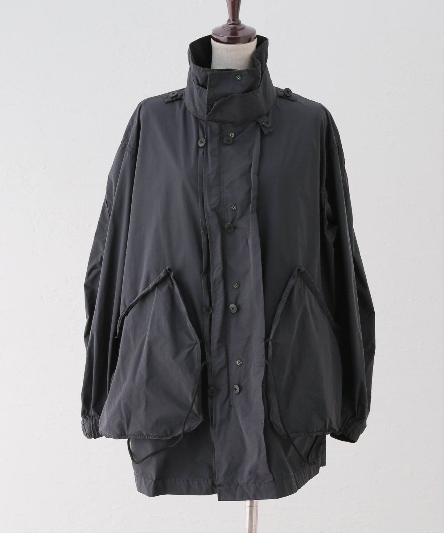 ATON 20/FW VETILE NYLON SHORT MODS COAT