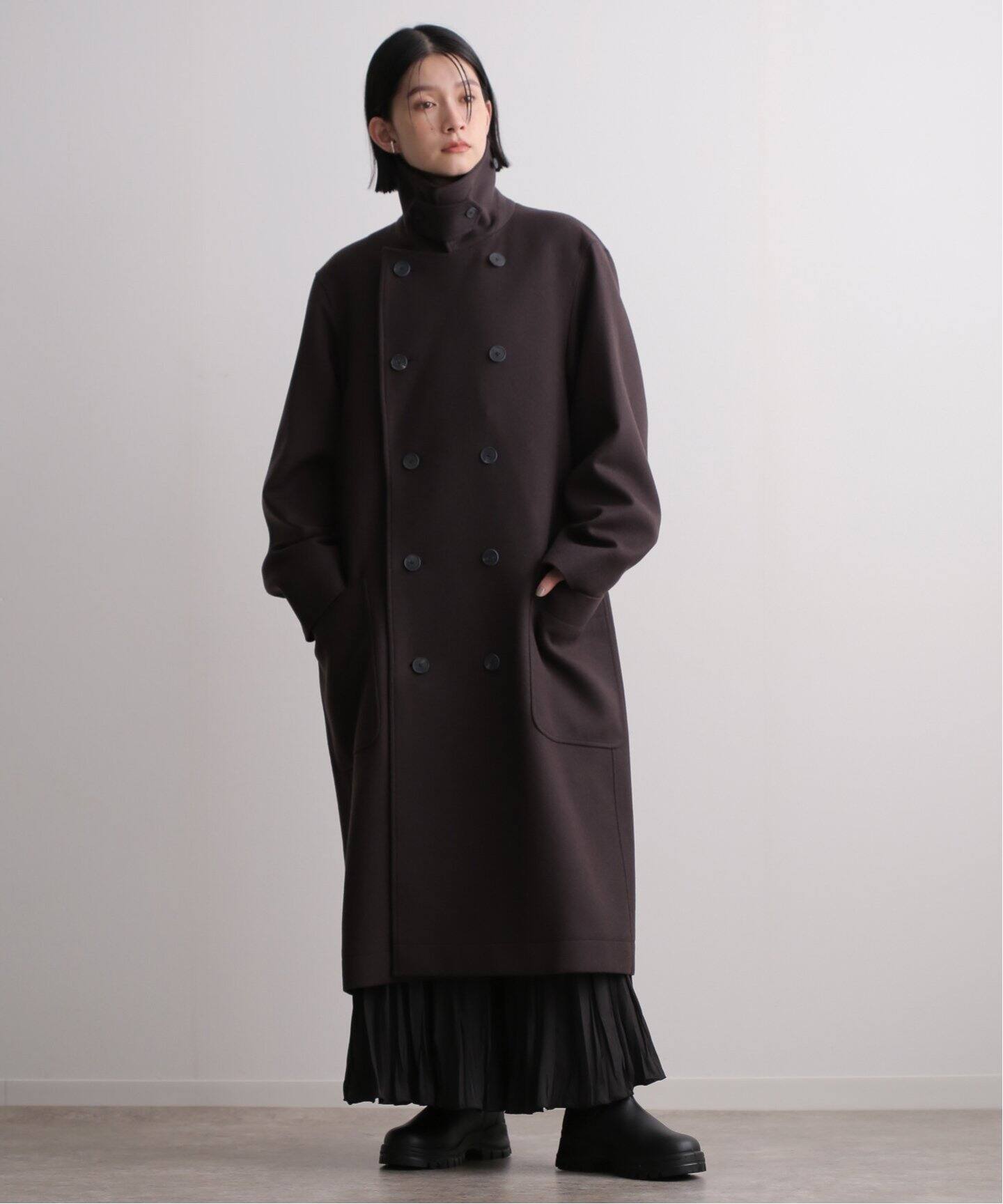 ATON】SUPER160S DOUBLE MELTON UNISEX 整える