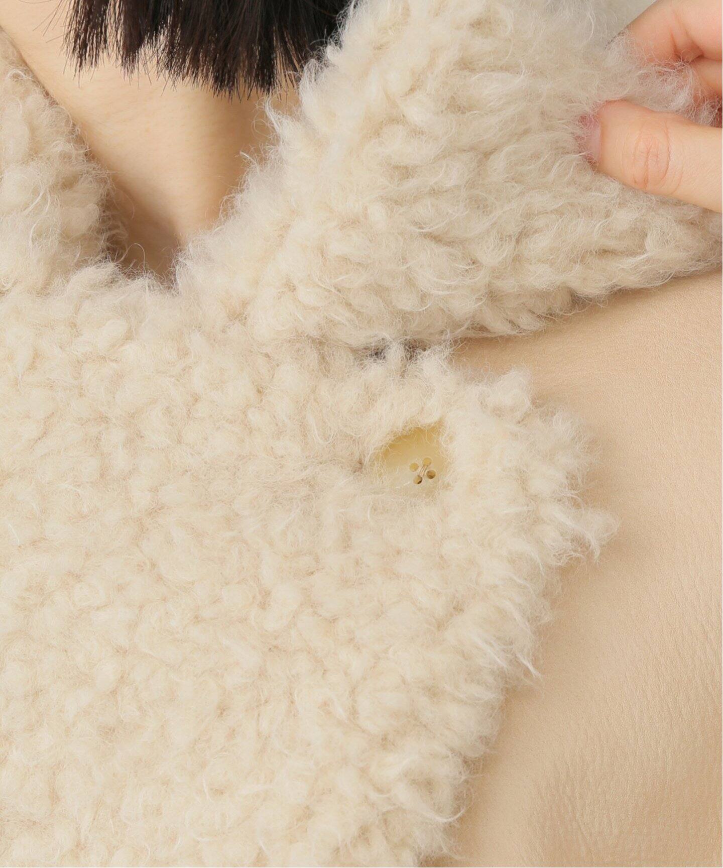 ETRE TOKYO - リバーシブルムートンミドルコート - BEIGE