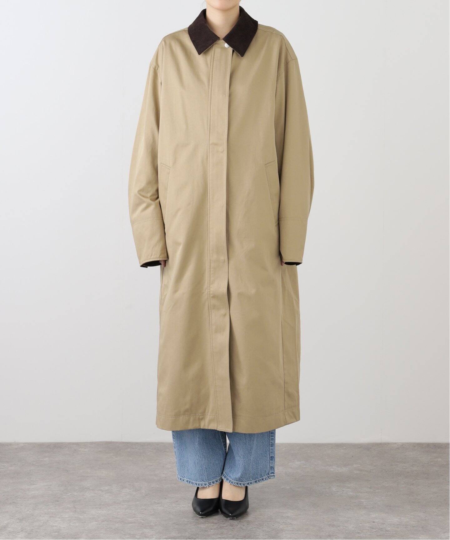 anuke Twill Soutiencollar Coat 62420002（ステンカラーコート 