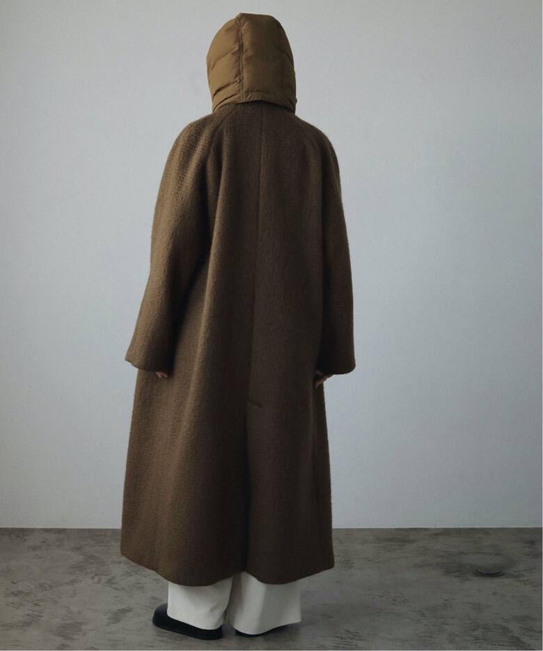 anuke Collarless Shaggy Coat 62420004（ノーカラーコート）｜BOICE 