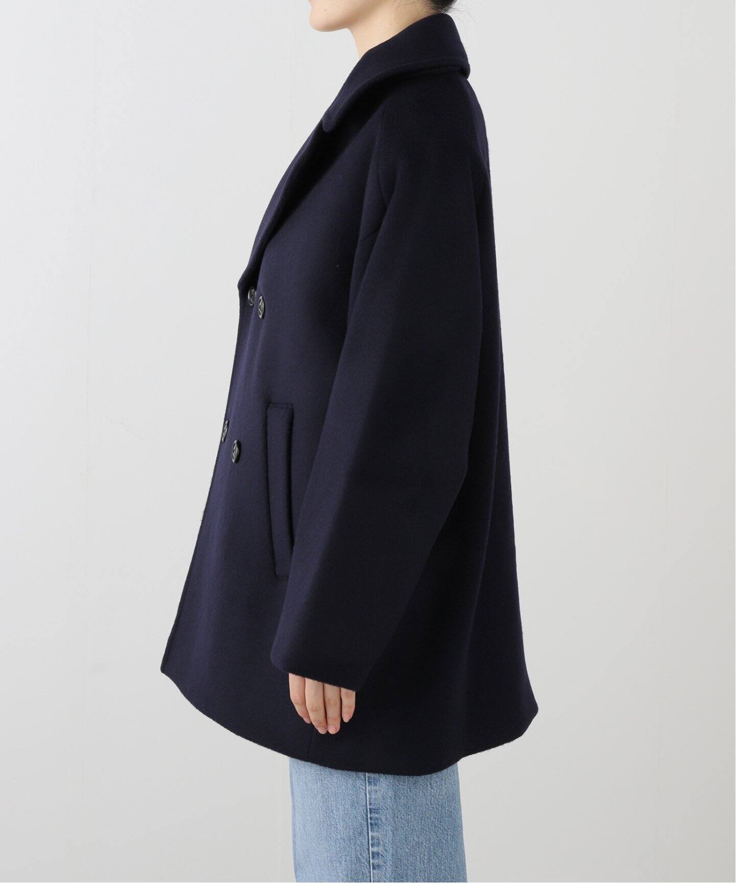 TICCA / ティッカ ピーコート/ネイビー