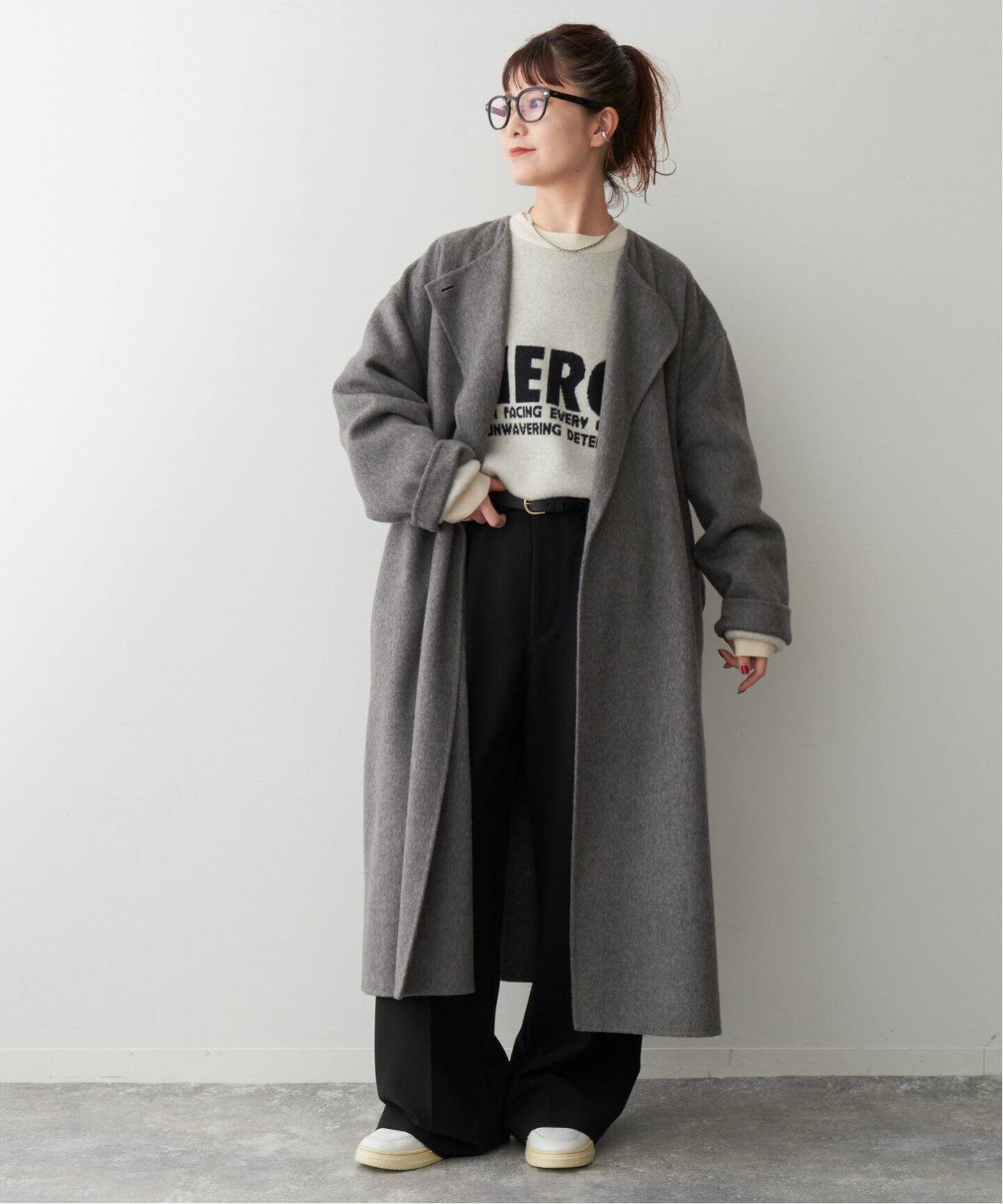 ニュアンスリバーコート（ノーカラーコート）｜Spick and Span 