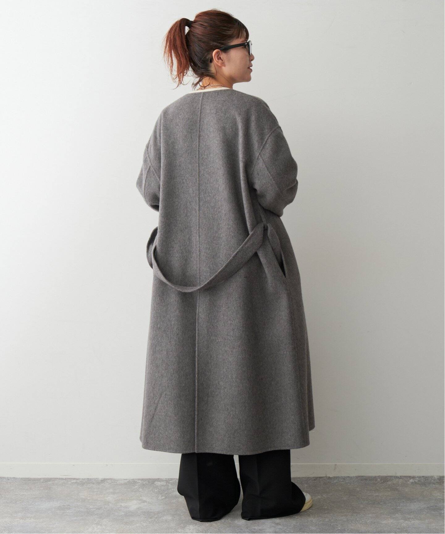 ニュアンスリバーコート（ノーカラーコート）｜Spick and Span 
