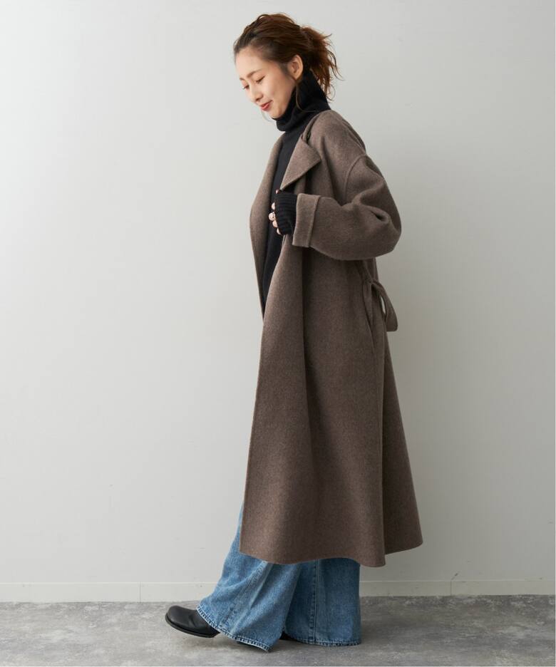 ニュアンスリバーコート（ノーカラーコート）｜Spick and Span  