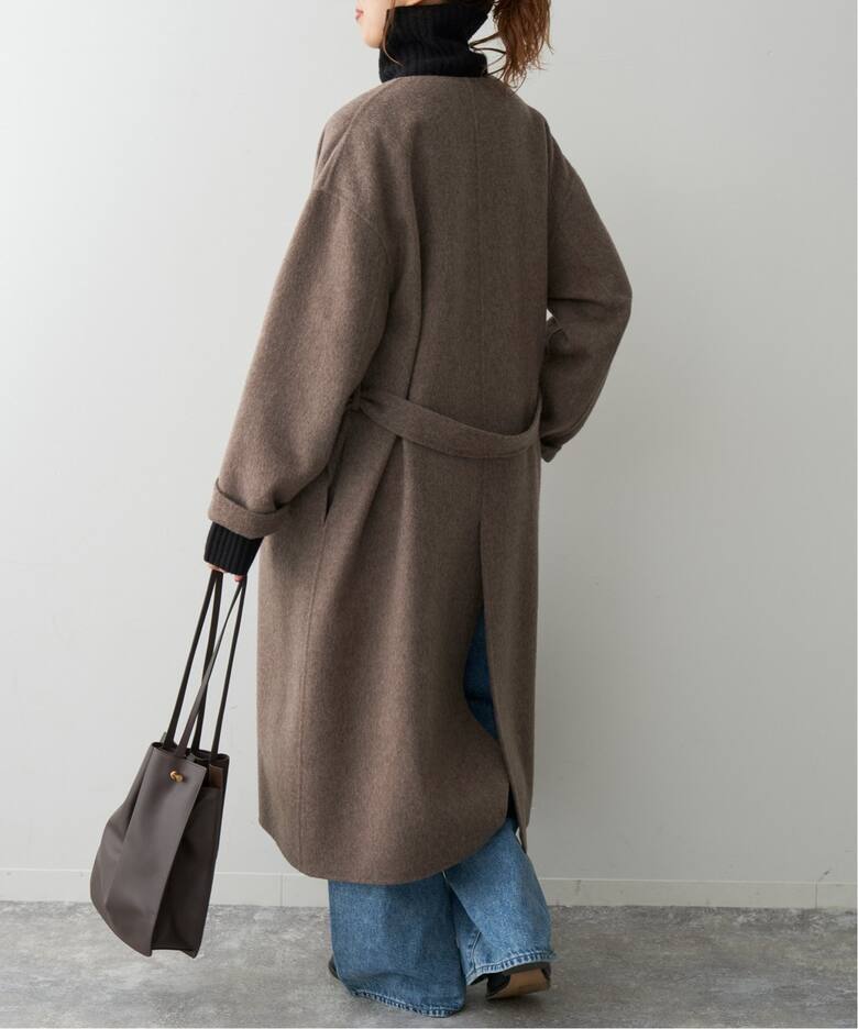 ニュアンスリバーコート（ノーカラーコート）｜Spick and Span  