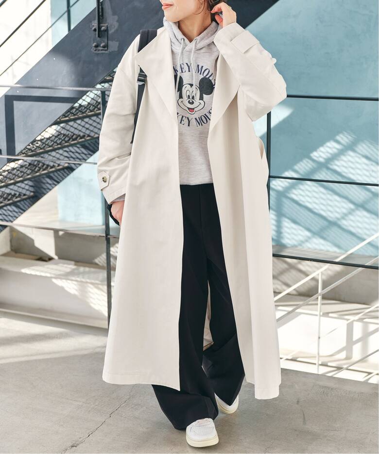 C/Cu ノーカラートレンチコート（トレンチコート）｜Spick and Span  