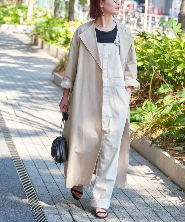 C/Cu ノーカラートレンチコート（トレンチコート）｜Spick and Span  