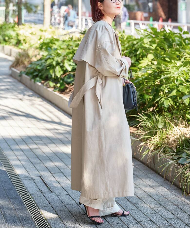 C/Cu ノーカラートレンチコート（トレンチコート）｜Spick and Span  