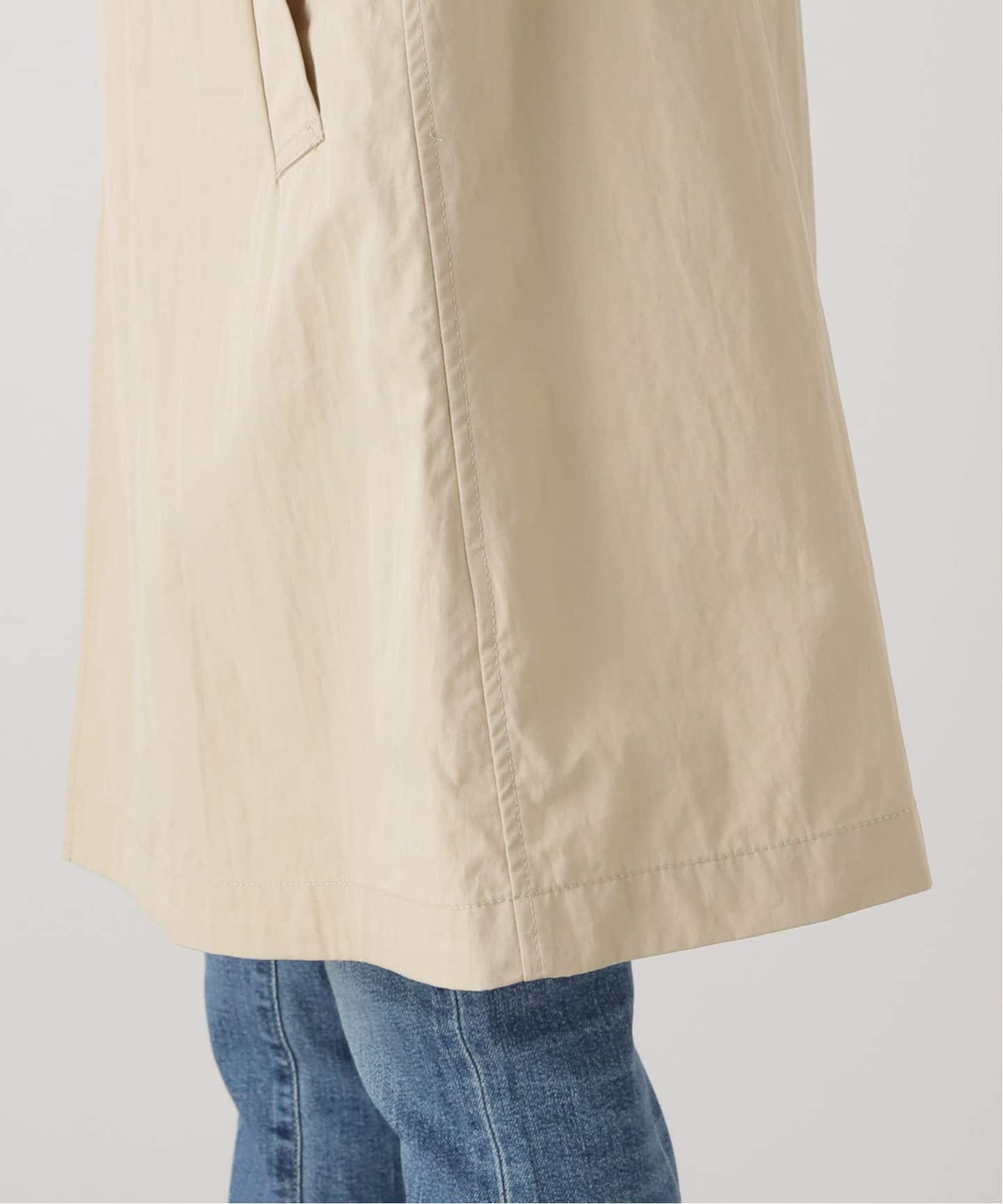 ☆【完売品】Spick&Span C/Nyステンカラーテントコート ベージュ38 C/Nyステンカラーテントコート（ステンカラーコート）｜Spick & Span
