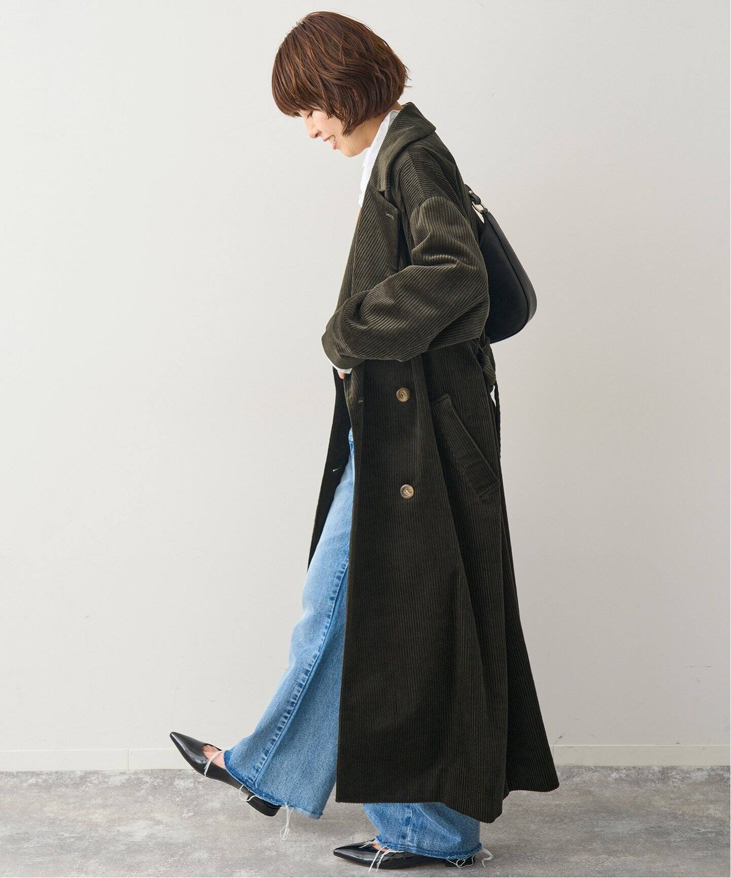 コーデュロイロングコート（その他ブルゾン／アウター）｜Spick and  