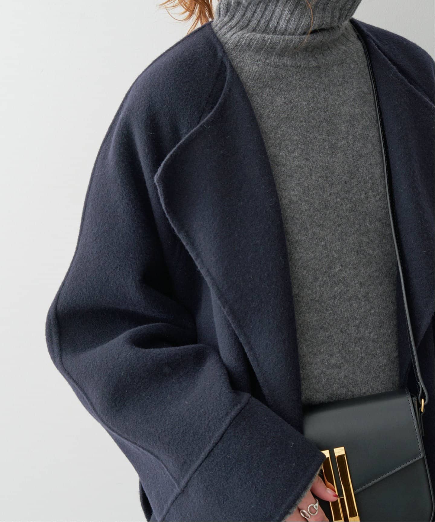 スピック&スパン　リバーフーディコート　38 Spick & Span（スピックアンドスパン）の「ボリュームスリーブ