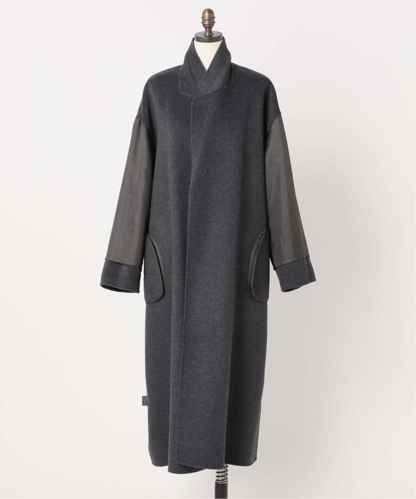 super160s ロングチェスターカラーコート（その他ブルゾン／アウター  