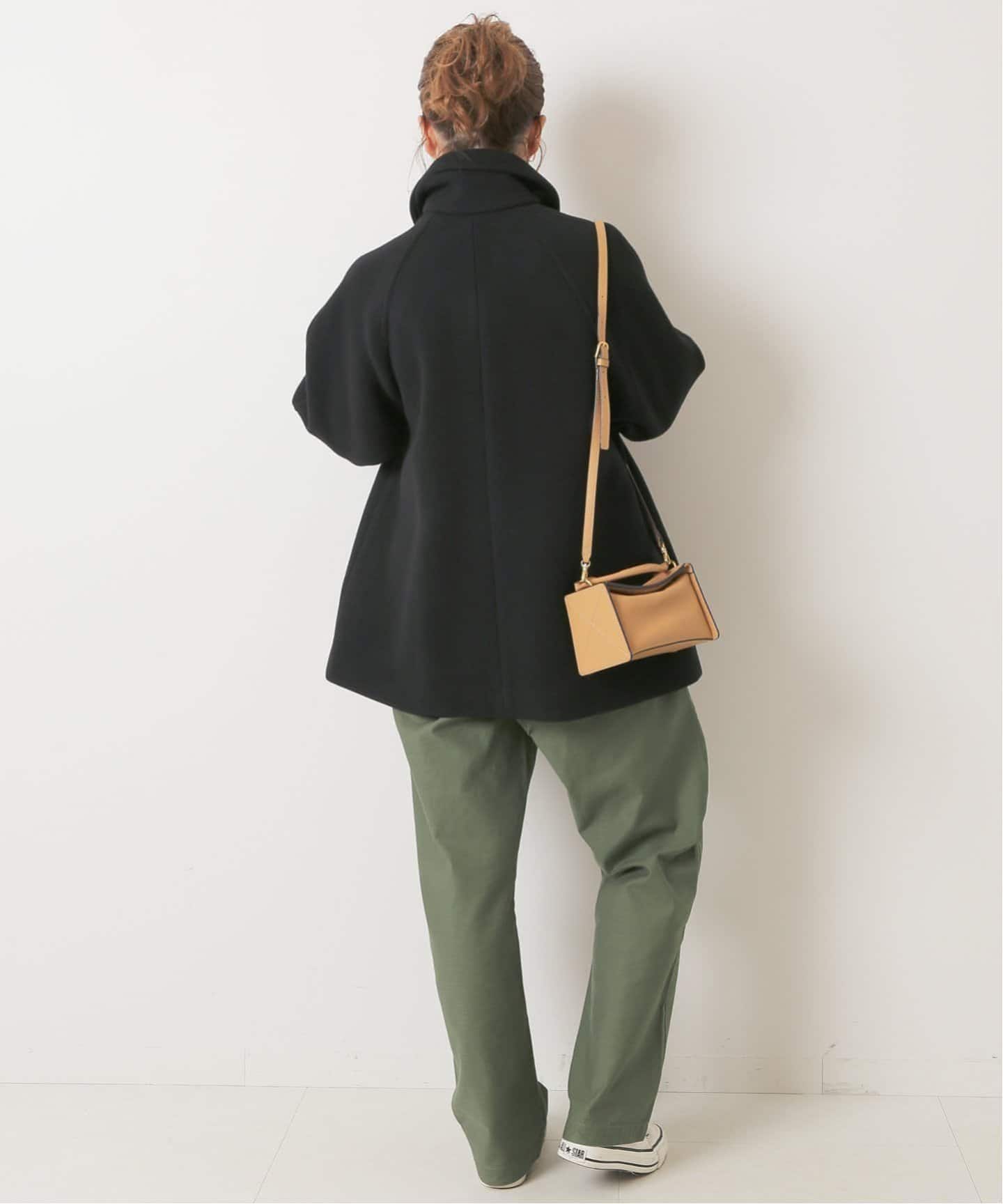 新品 Spick and Span W/Nyモッサジャケットライクコート