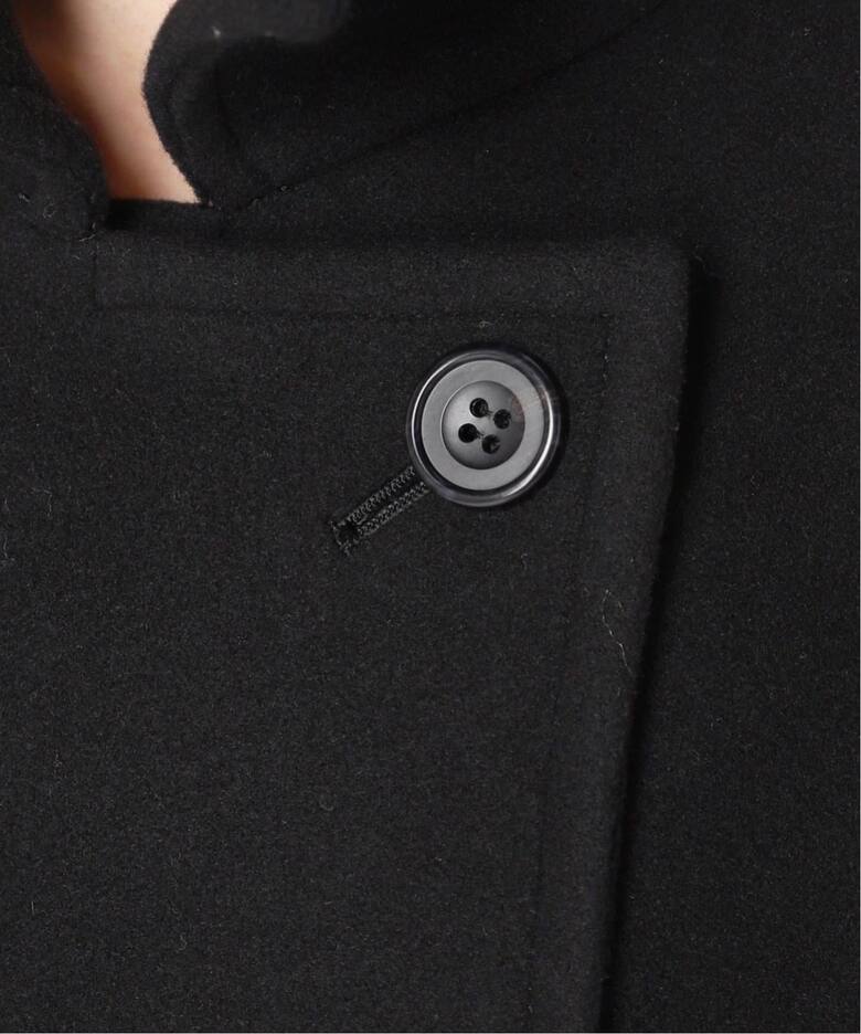 追加》W/Nyモッサステンカラーショートコート（ステンカラーコート  