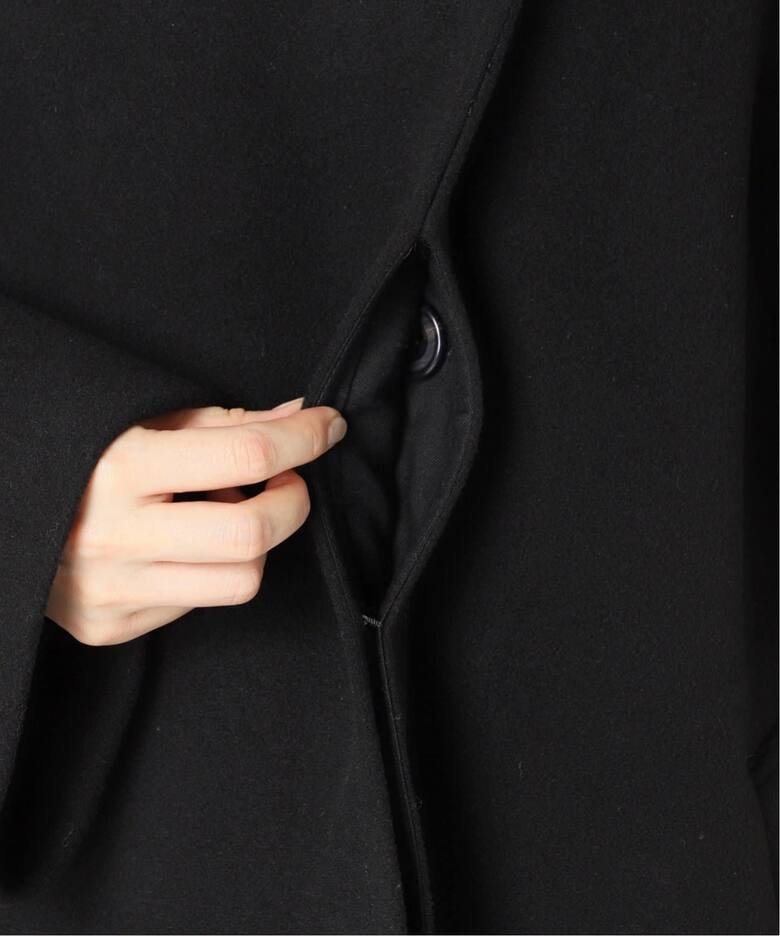 追加》W/Nyモッサステンカラーショートコート（ステンカラーコート  