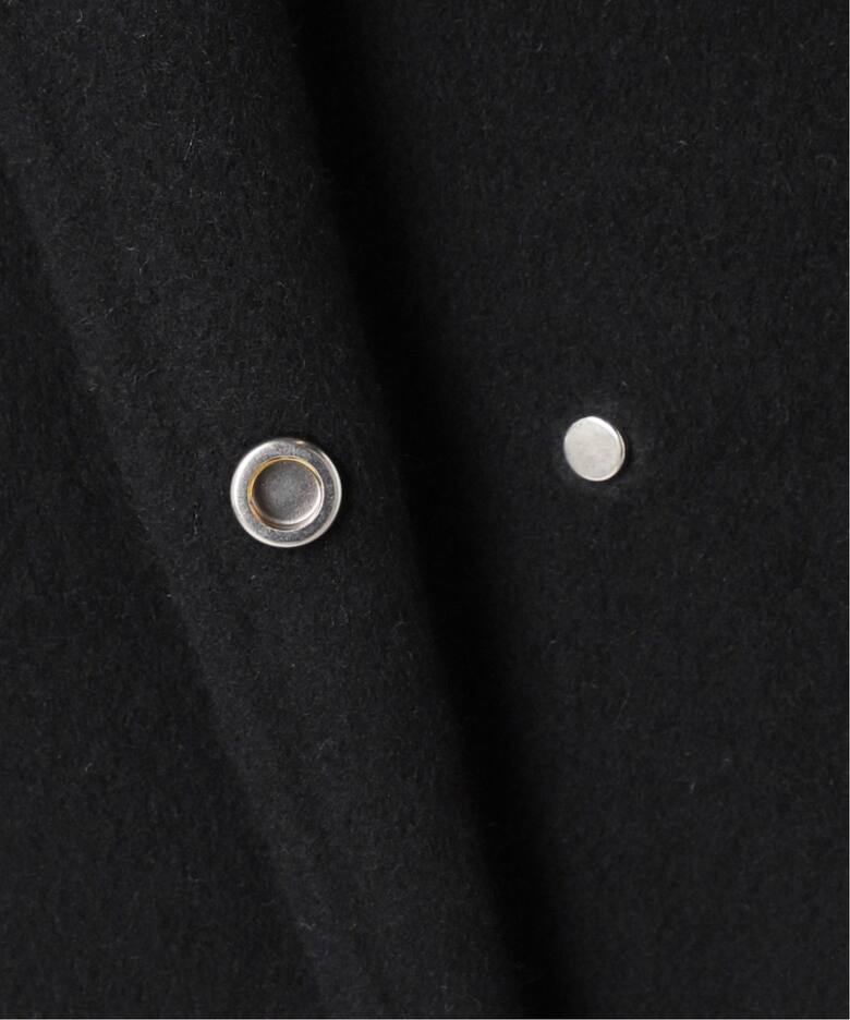 追加》ビーバーストール付きショートコート（ノーカラーコート  