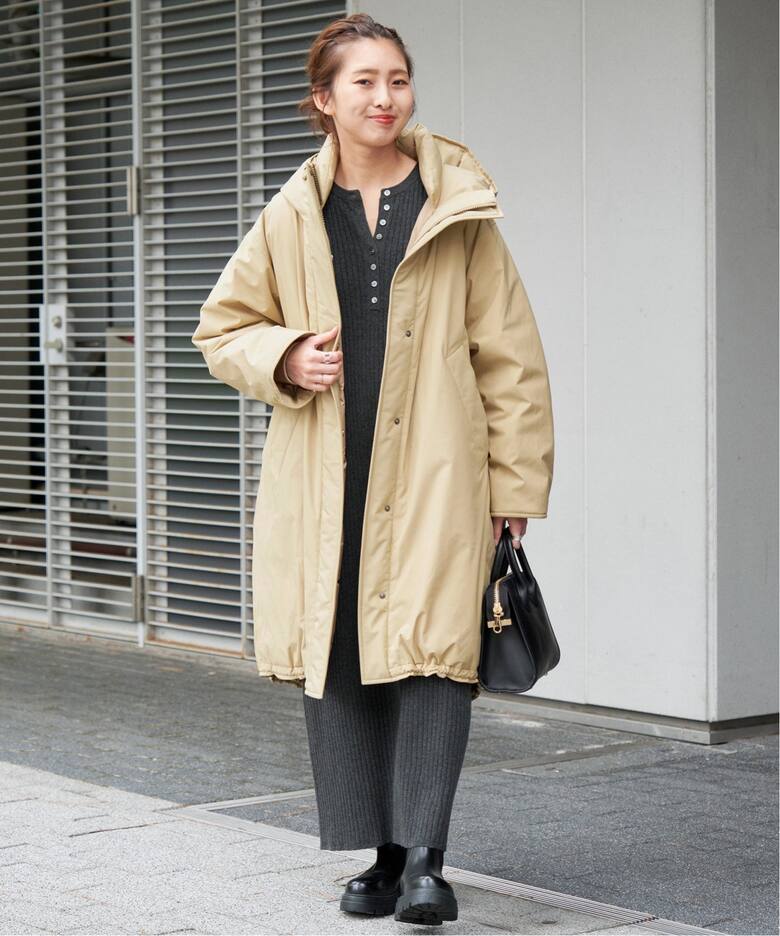 一部店舗+WEB限定追加予約》撥水フーデッドダウンコート（ダウン 