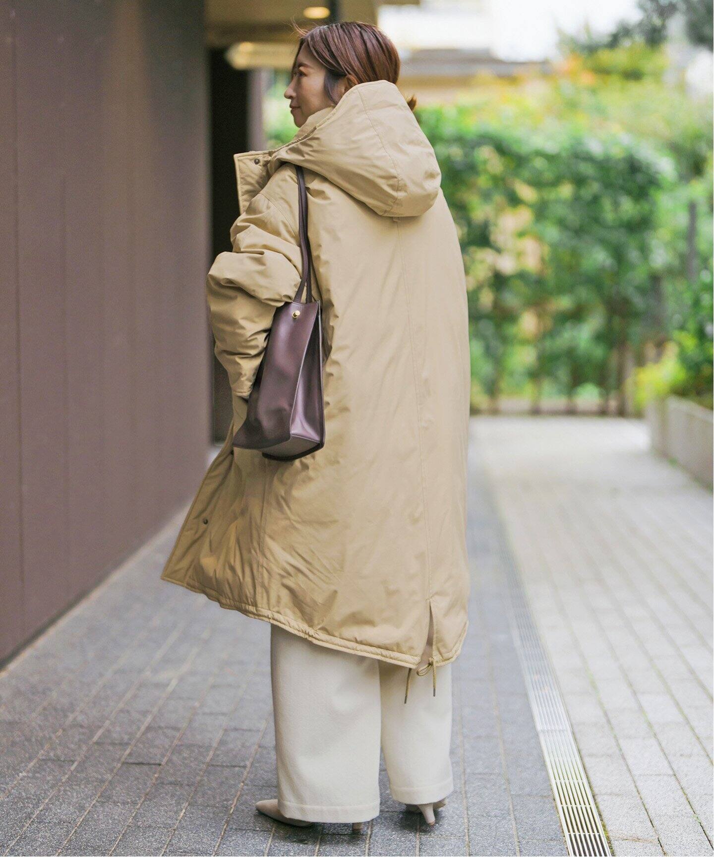 U by SPICK&SPAN フード付きダウンジャケット L 追加》撥水フーデッドダウンコート（ダウンジャケット）｜Spick