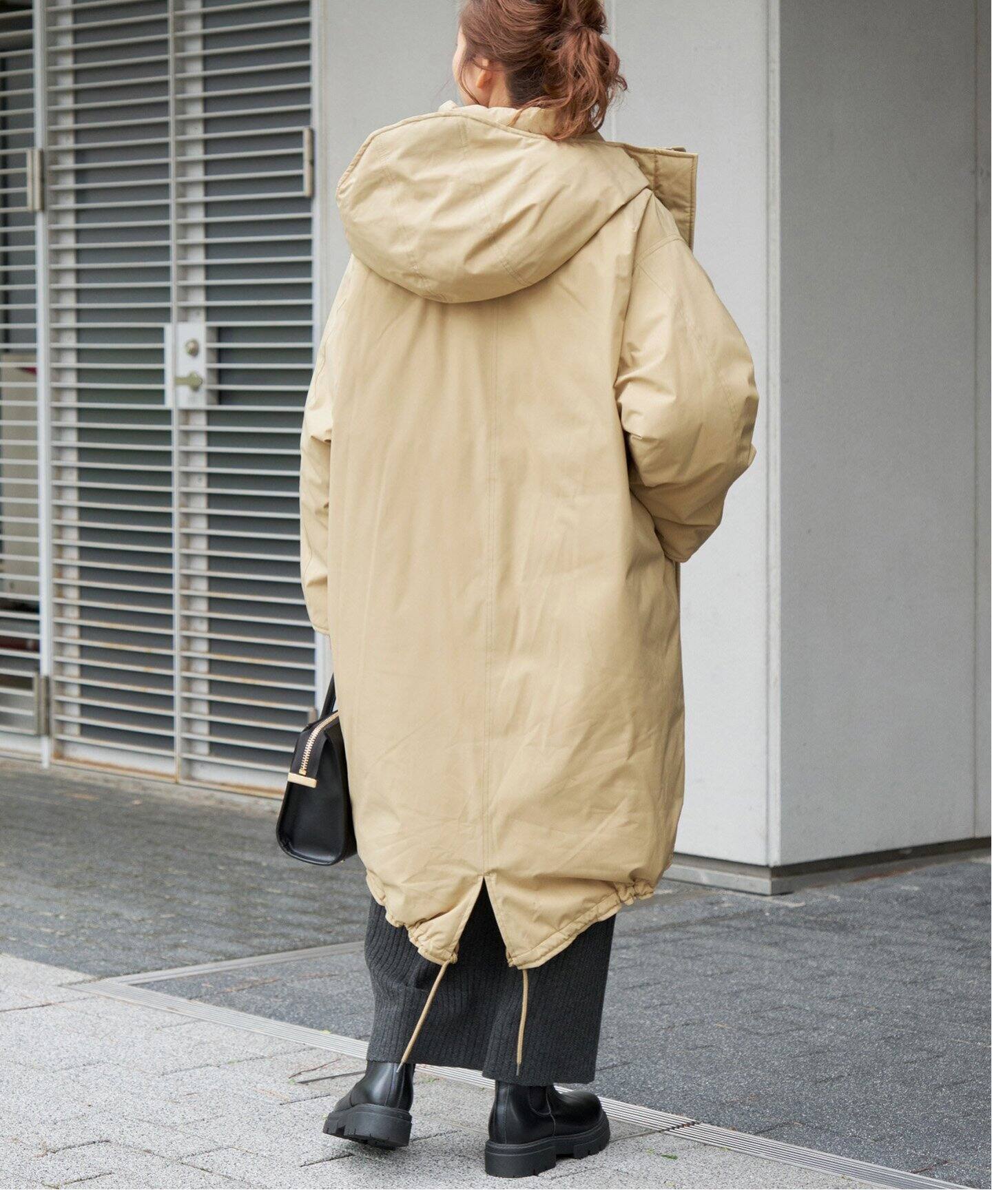 U by SPICK&SPAN フード付きダウンジャケット L 追加》撥水フーデッドダウンコート（ダウンジャケット）｜Spick