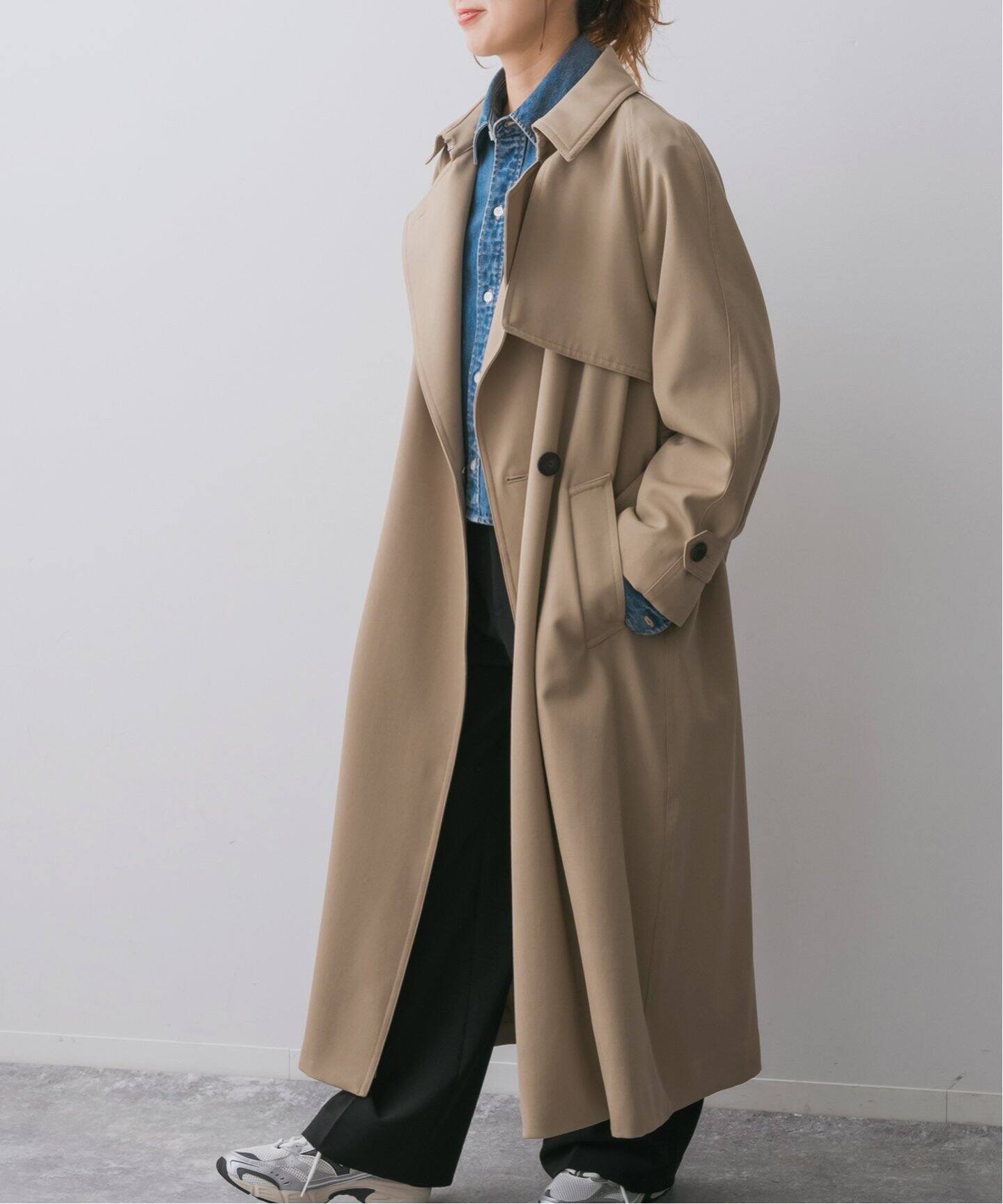 ウールギャバジントレンチコート（トレンチコート）｜Spick and Span  