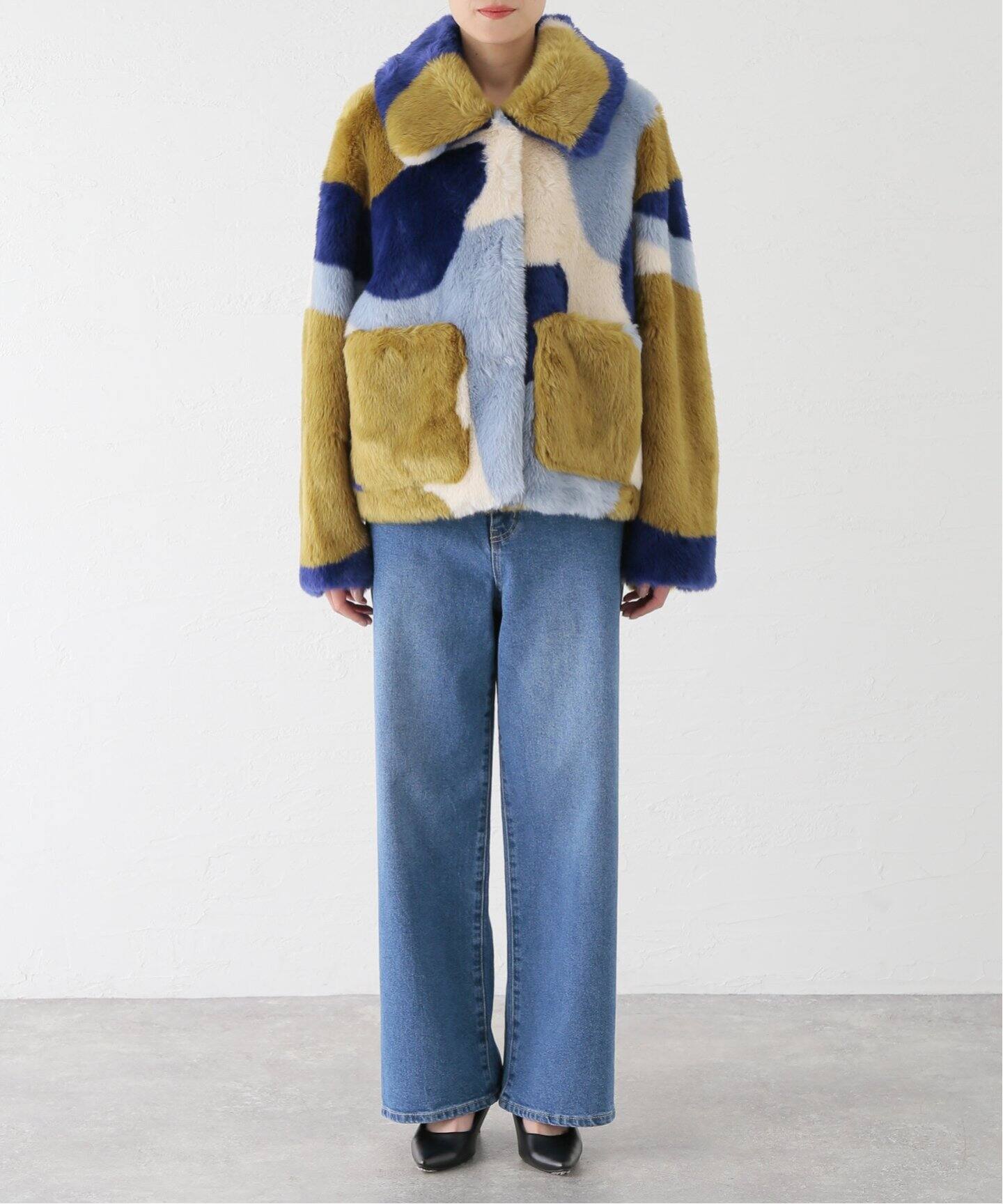 【MARU】＜jakke＞TRACI コート Jakke.◇Traci Faux Fur◇フェイクファー ジャケット 3色 (Jakke