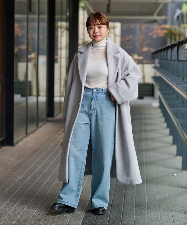 Spick&Span チェスターコート ロングコート グレー あまし サイズ36 