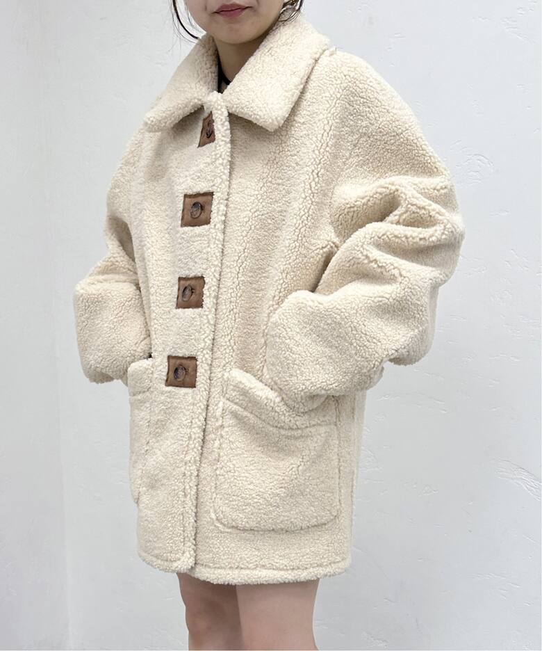 TODAYFUL トゥデイフル ボンディングボアコート わずらわさ