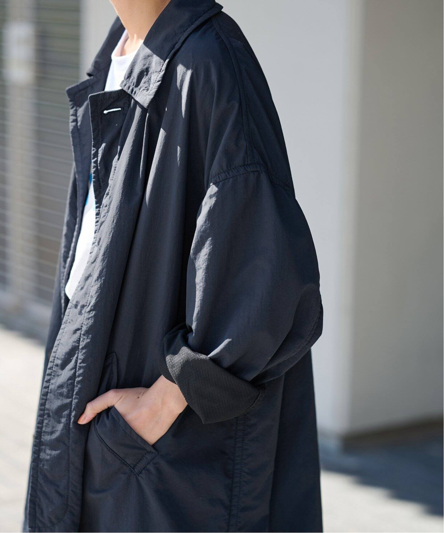 タスランウェザーバルカラーコート（ステンカラーコート）｜FRAMeWORK  