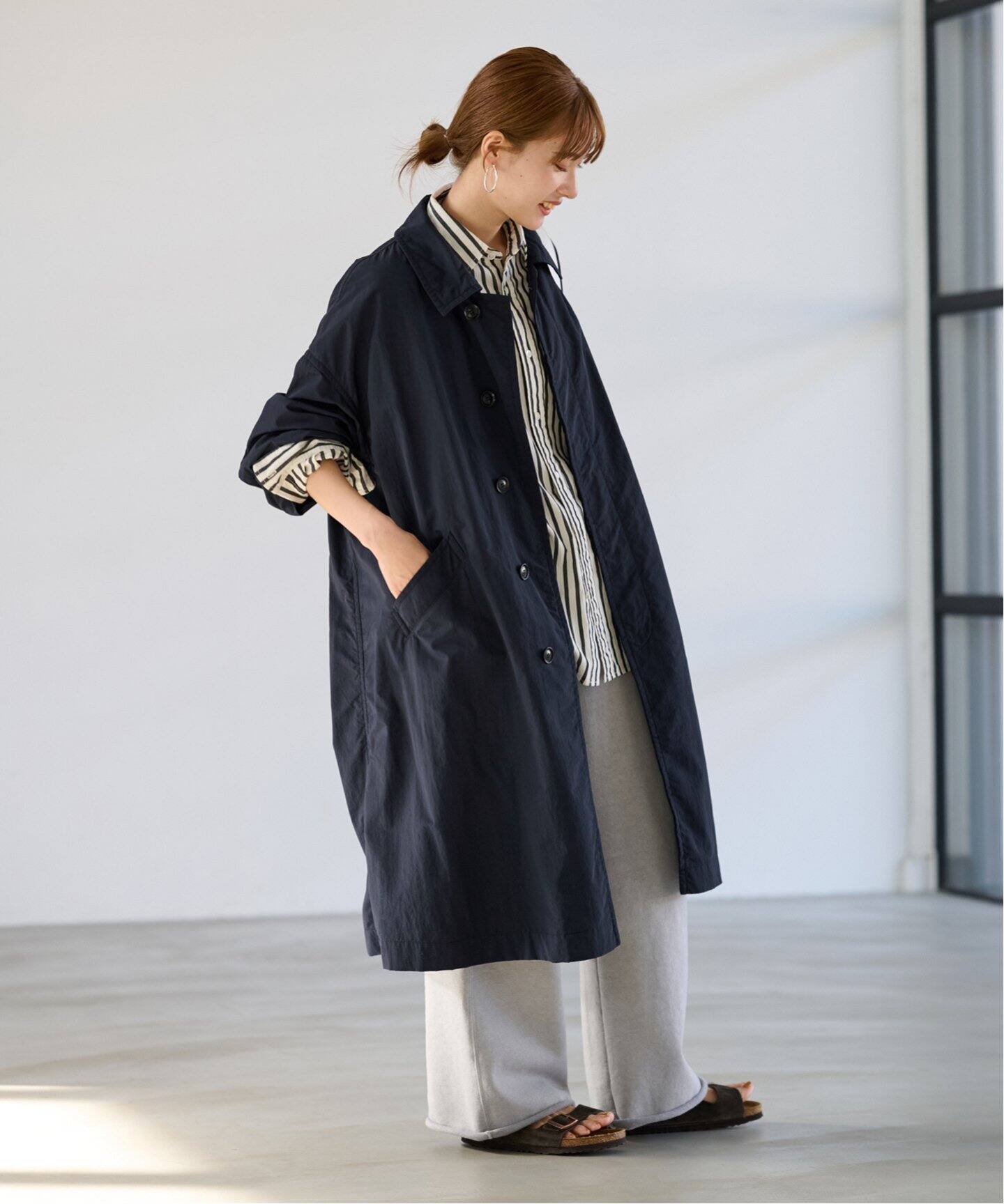 タスランウェザーバルカラーコート（ステンカラーコート）｜FRAMeWORK  