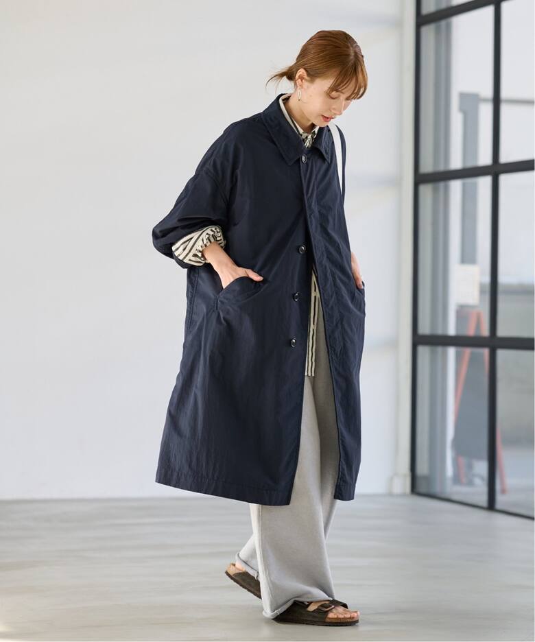 タスランウェザーバルカラーコート（ステンカラーコート）｜FRAMeWORK  